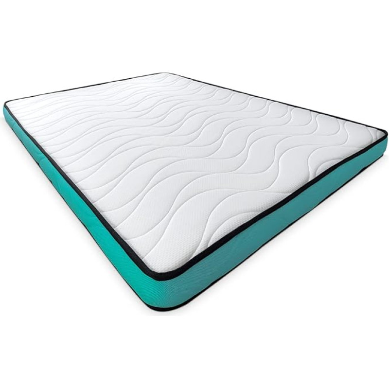 Mattfy - Reversible mattress, 90 x 200 cm, ideal for nest or bunk beds, mite-proof, antibacterial and hypoallergenic