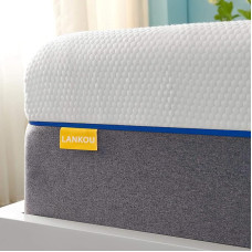 LANKOU Mattress H3 & -7 Zone Cold Foam Mattress 4-in-1, Orthopaedic Mattresses Made of Ergonomic Breathable Memory Foam with Replacement Cover, Height 20 cm, Oeko-Tex Certified (90 x 200 x 20 cm)