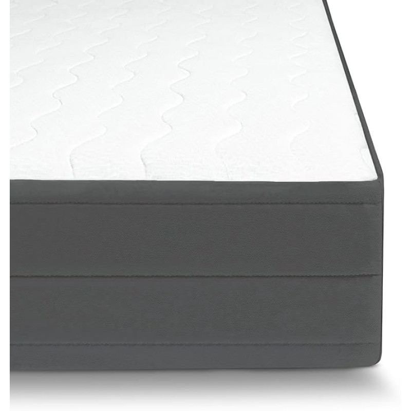 Mister Sandman Cold Foam Mattress 90 x 200 cm H2 H3 Ergonomic 7 Zone Reversible Mattress 17 cm Height