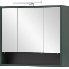 Schildmeyer Kent 151134 Mirror Cabinet, Forest Green, 70 x 16 x 64.2 cm