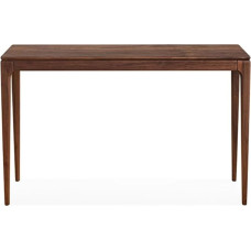 Solid Wood Black Walnut Console Table for Entrance Living Room Narrow Behind the Couch Table with Foyer Accent Modern Sofa Table for Hallway Entrance Console Table Furniture for Living Room