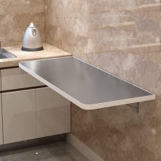 Klapptisch zur Wandmontage, platzsparender Küchen-Esstisch, Frühstücksbar, schwimmender Computertisch, Werkbank, kompakt, 60 x 40 cm für kleine Räume