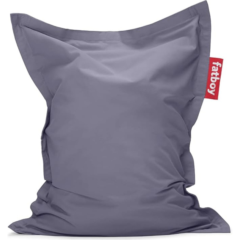 Fatboy® Junior Stonewashed Blue Original Nylon Bean Bag Classic Indoor Seat Cushion Especially for Children 130 x 100 cm