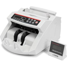 TEMPO DI SALDI Professional Banknote Counter with Counterfeit Detector and 2 LED Indicators