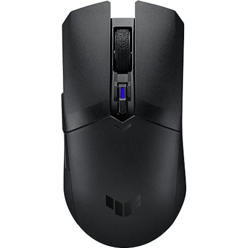 ASUS TUF Gaming M4 Wireless Optical Gaming Mouse (Wireless, Ambidextrous, 12,000 DPI Sensor, DPI Button, Aura Sync, Six Programmable Buttons), Black