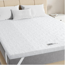 BedStory 7 cm Height Topper 140 x 200 cm, 2-in-1 Hardness Levels H2 & H3 Mattress Topper, 7-Zone Mattress Topper Made of Cold Foam, Mattress Topper for Box Spring Bed, Caravan, Sofa Bed