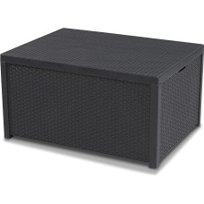 Allibert Lounge table 220002 Arica, Kissenboxfunktion, Rattan-Effect Plastic Graphite