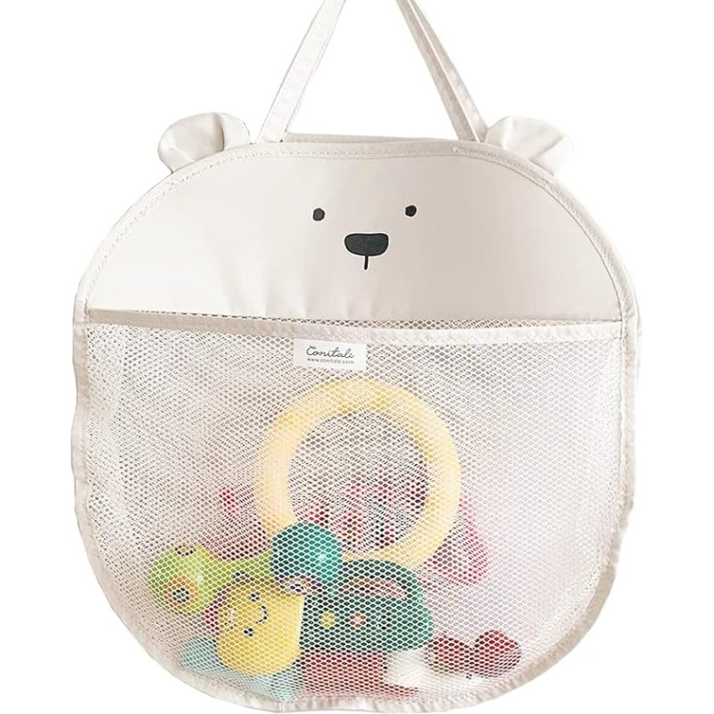 DZOZO Bath Toy Storage Organiser Baby Bath Toy Storage Organiser Bath Toy Net Storage Organiser with Suction Cup Bath Toy Holder Hanging Bath Toy