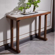 Console Entrance Table with Storage Wooden Sofa Table Accent for Living Room Entrance