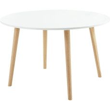 BAÏTA - Oratello Dining Table Lacquered White Diameter 160 cm for 4 to 6 People