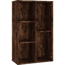 vidaXL Sideboard Bookcase, Bookcase with 5 Compartments, Wall Shelf, Standing Shelf for Living Room, Shelf, Office Shelf, Filing Shelf, Smoked Oak Wood Material