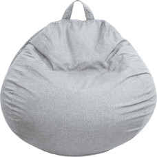 bananair - Bean bag 120 x 100 cm for children and adults - Bean bag with filling, soft and comfortable - easy to transport, machine washable cover - bean bag, XXL bean bag (grey)