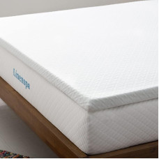 Linenspa 5 cm Mattress Topper with Cooling Gel, Memory Foam and Washable Zip Cover, 80 x 190 cm