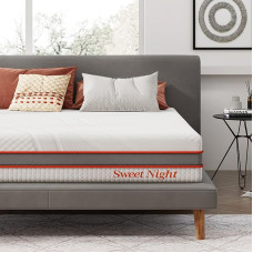 Sweetnight Mattress 135 x 190 cm Gel Memory Foam 7-Zone Mattresses Medium Firm Cold Foam Mattress Height 20 cm H3 & H2 (135 x 190 x 20 cm)