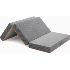 Vesgantti Folding Mattress Small Single 75 x 190 cm Gel Memory Foam Folding Mattress Trifold for Travel Camping Guest Bed Grey CertiPUR-US Certified