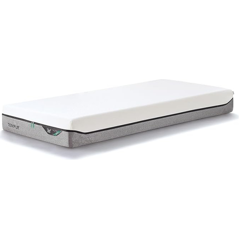 TEMPUR PRO MDV Memory Foam Mattress 90 x 200 cm - Height 21 cm, Foam Mattress with Pressure Load & Motion Absorption, Lying Feel, Medium, Cover Removable & Washable