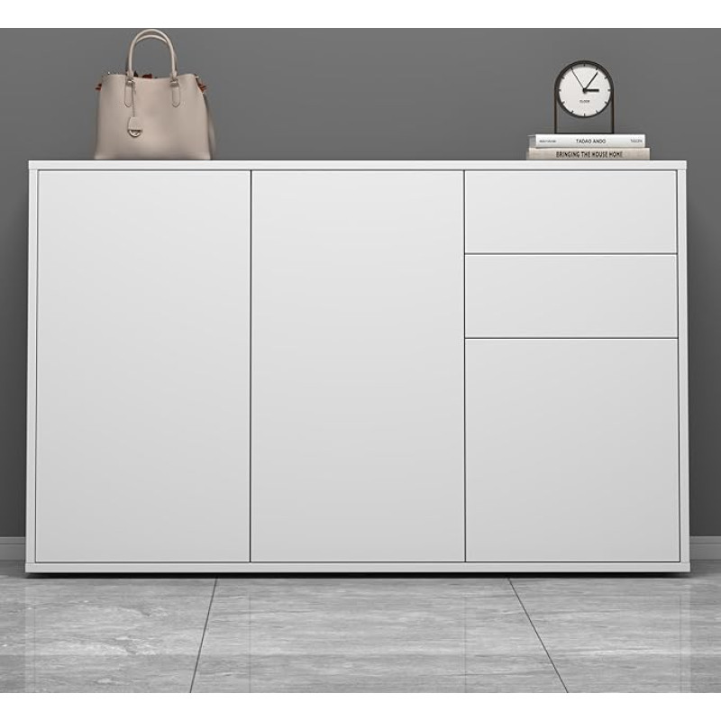 doporro Sideboard Chest of Drawers Storage Cabinet Wood Floor Standing for Your Living Area Lots of Storage Space Cabinet 05