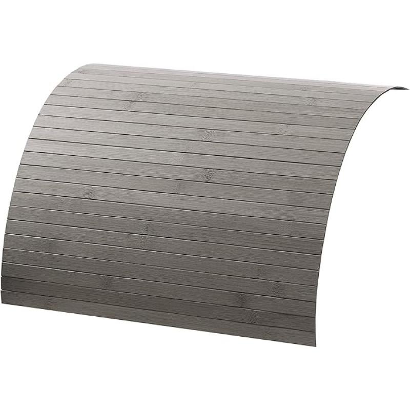 DE-COmmerce® Bamboo Steel Couch Shelf 50 x 70 cm, Sofa Tray, Couch Tray, Armrest, Drink Holder, Flex Shelf