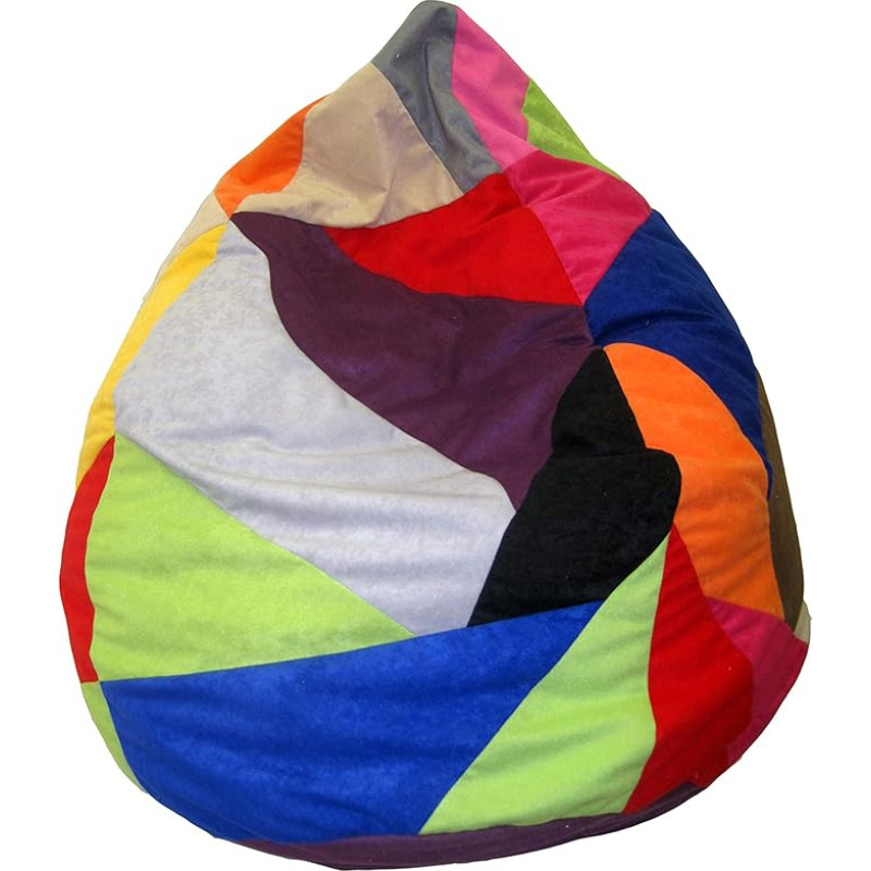 Heunec - 670891 Patchwork Bean Bag 120 L Multi-Coloured