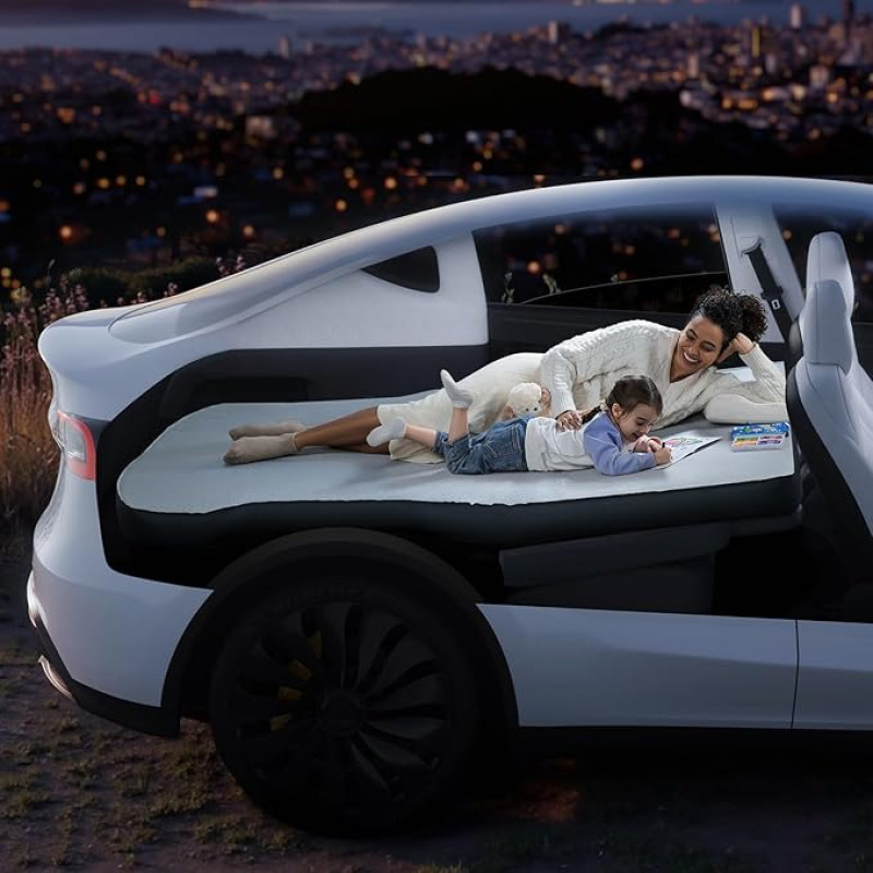 Havnby 11.5 cm Foam Mattress for Tesla Model Y/Juniper/3, Full Size Bed, Vacuum Compression, Camping, Road Trip, Job Layers, Nap