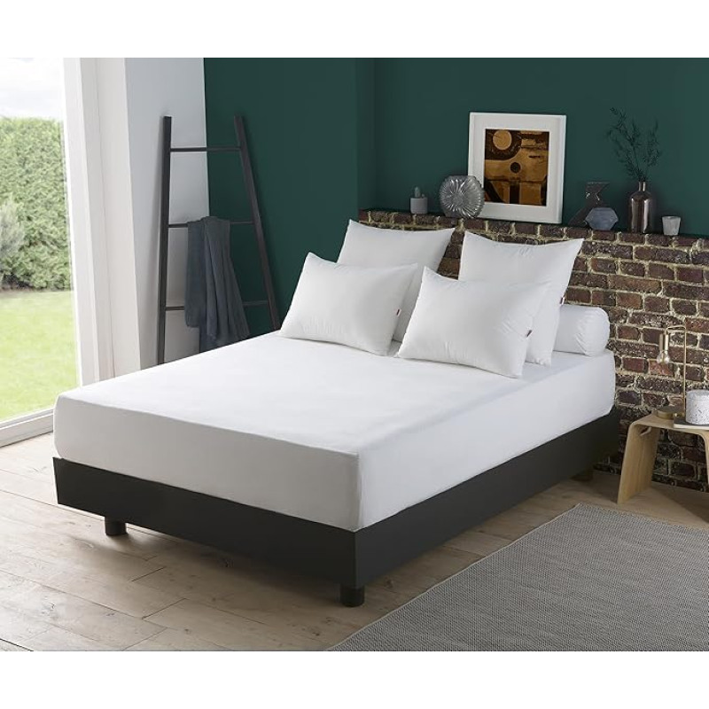 Dodo RUBIS90 Milbenschutzbehandlung with Mattress, 90 x 190 CM, White