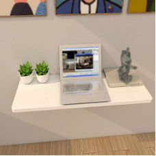 Klapptisch und Esstisch zur Wandmontage, schwebender Holztisch für kleine Räume, ideal für Küche, Heimbüro und Waschküche (70 x 30 cm)