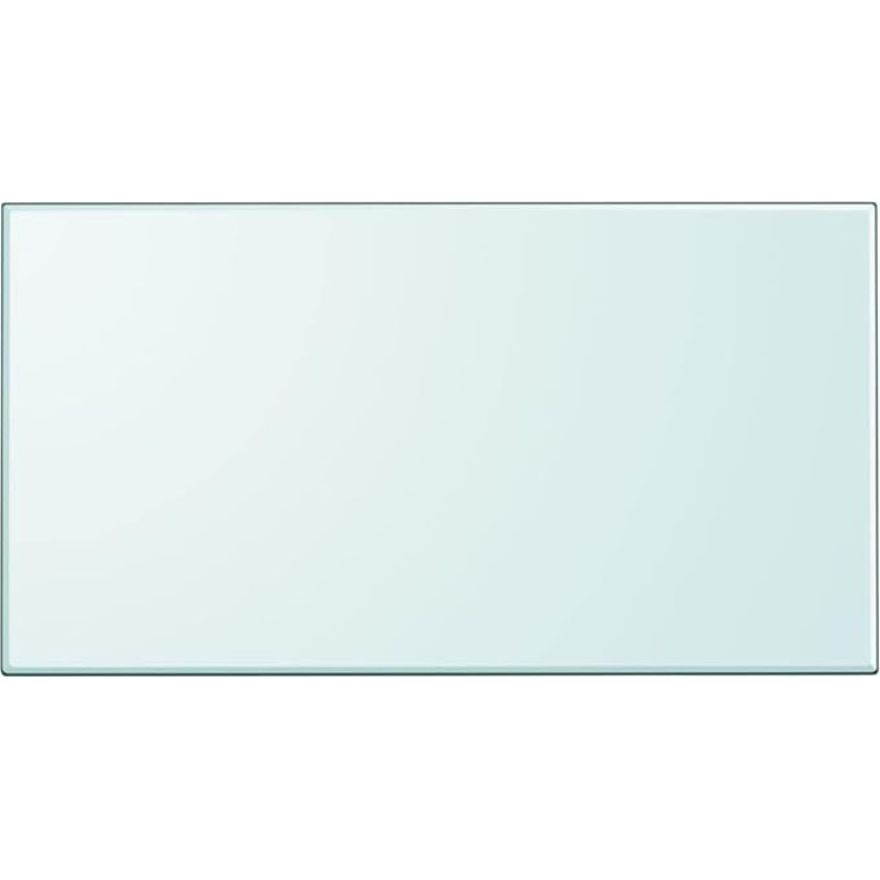 vidaXL Rectangular Tempered Glass Top, 1200 x 650 mm