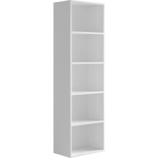 Vicco BOB BOB Bookcase White 40 x 132 cm with 5 Shelves