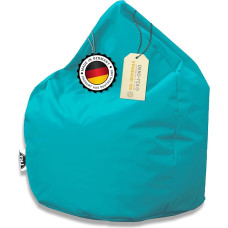 PATCH HOME Bean Bag Teardrop Shape 3 Sizes 25 Colours XXL Height 115 cm Diameter 95 cm Turquoise