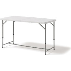 KitGarden Multifunctional Folding Table 122 x 60 x 52/74 cm White