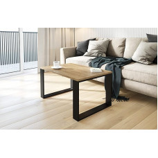AKKE Coffee Table Living Room Table Side Table for Living Room Ancient Oak 90 x 60 x 55 cm