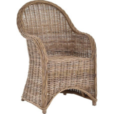 Wicker Wicker Dining Room Chair Wicker Chair Wicker Chair Wicker Chair with Armrest Grey
