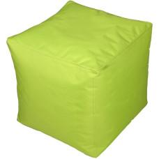 Kinzler S-10117/120 Cube Seat Approx. 40 x 40 x 40 cm Outdoor and Indoor Bean Bag in Various Colours Water-Repellent Stool Apple Green