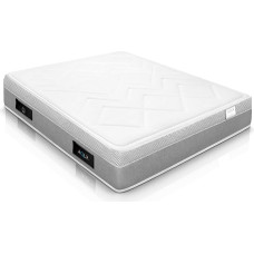 WIN REST Memory Foam Gel Mattress Highly Breathable Height 25 cm Medium Firm High Density Foam Core Stretch Fabric 300g Hypoallergenic Fibre Super Soft (110 x 200 cm)