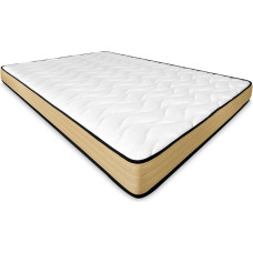mattfy Aura Reversible Mattress, Ideal for Nesting or Bunk Beds, Mite-Resistant, Antibacterial and Hypoallergenic Mattress, Memory Polyurethane Foam, White, 90 x 180 cm