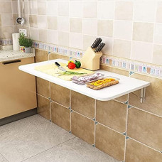 Klapptisch zur Wandmontage, platzsparender Klapptisch für Zuhause, Büro und Küche, 60 x 40 cm, ideal für Esszimmer und Arbeitszimmer, perfekt für kleine Räume