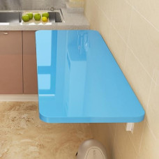 Klappbare Werkbank zur Wandmontage, platzsparender Klapptisch für Küche, Arbeitszimmer, Wäsche, Balkon, einfach zu montierender Wandtisch aus Holz, perfekt für kleine Räume