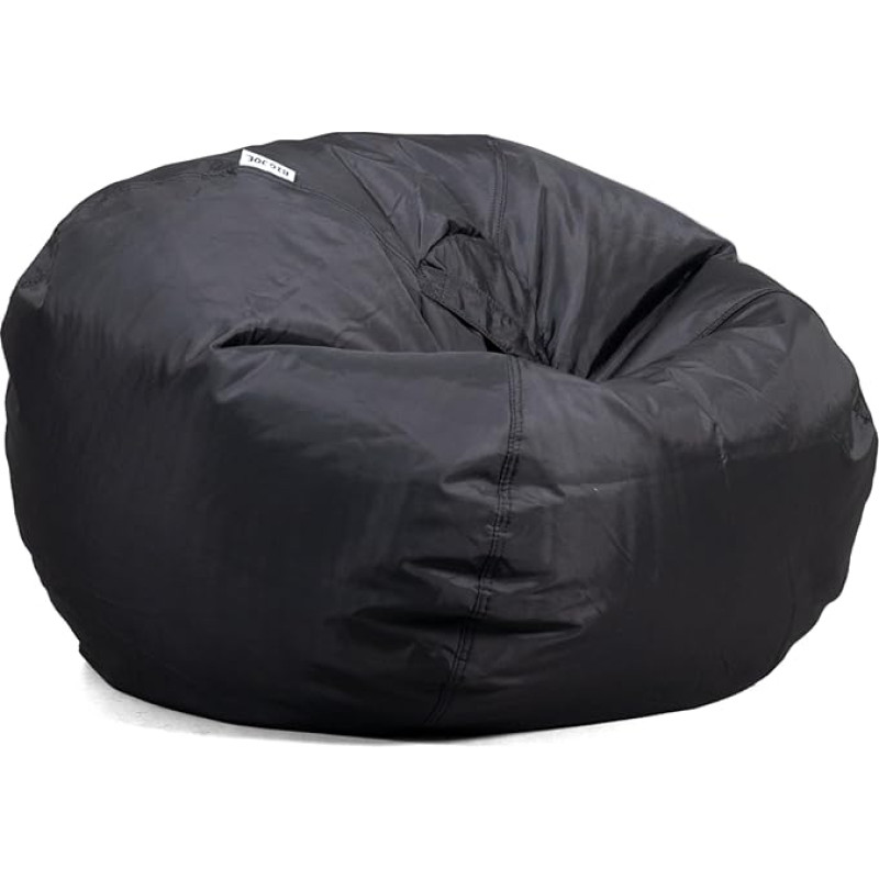 Big Joe Classic Stretch Black Smartmax Bean Bag - 0.6m Round