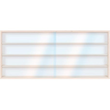 Alsino V-100.4A HO & N Display Cabinet H0 100 cm with Grooves