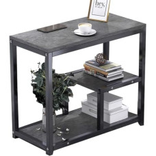 Modern Console Sofa Table with Shelves Entrance Storage Solution Narrow Hallway Desk Living Room Bedroom Accent