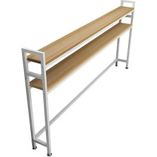 Moderner Konsolentisch mit rechteckiger Basis, Wandflächen, seitlicher Flur, Eingangsbereich, schmaler Konsolentisch, Flur-Konsolentisch, schmaler Sofatisch, Konsolentisch, moderner Konsolen