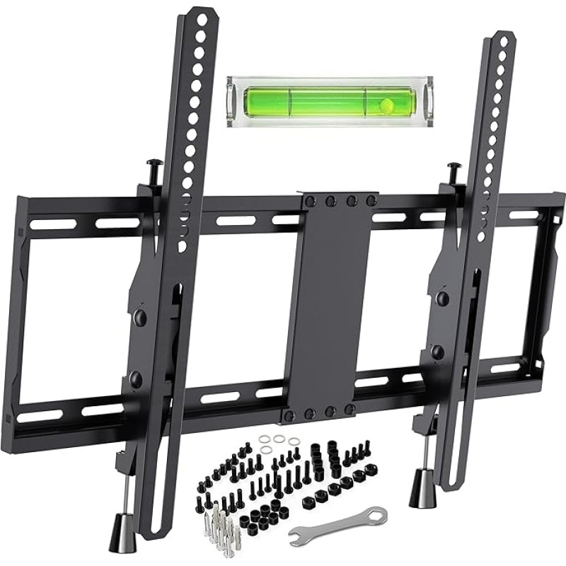 Teleri seinakinnitus Kallutatav telerihoidik 32-85-tollistele lamedatele ja kumeratele LED/LCD/OLED/Plasma teleritele kuni 50 kg, maksimaalne VESA 600 x 400 mm