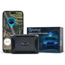 SALIND GPS - Salind 11 4G - GPS Tracker for Car, Motorcycle, Vehicles & Trucks with Magnet - Tracking Device with Real-time Tracking, Long Battery Life - Up to 70 Days in Standby - Alarms - Geo Fence