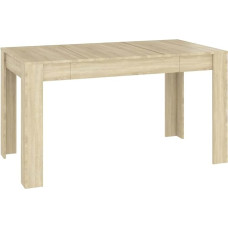vidaXL Dining Table with Simple Lines Sonoma Oak 140 x 74.5 x 76 cm Wood Material
