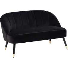 Atmosphera Naova 2-Seater Bench Velvet Black