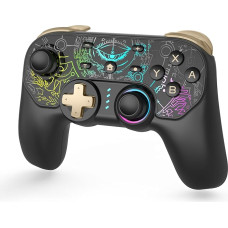 DYONDER Switch Controller Compatible with Switch/Lite/OLED/Mac/PC, Switch Pro Controller with RGB Mode