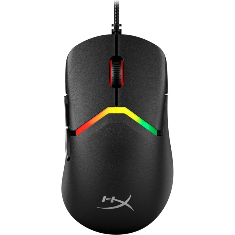 HyperX Pulsefire Saga Gaming Mouse - Modular Gaming Mouse, up to 26,000 DPI, 8K Polling Rate, Optical Switches, RGB Lighting, Lightweight 69g, Compatible with PC, PS5 & Xbox, Black