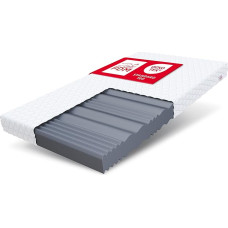 FDM Livia Mattress 160 x 200 cm Foam Mattress Hardness H3 11 cm Height Profiled Foam 7-Zone Highly Elastic HR T25 with Wave Cut Polyester