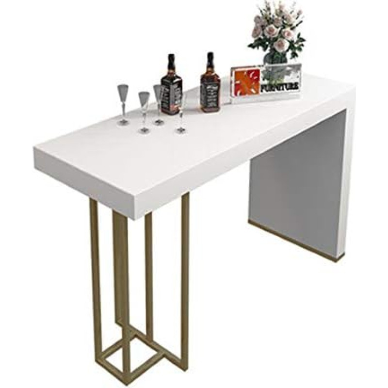 Hallway Narrow Console Tables Behind Sofa Table Marble Stone Top Standing Table for Dining Room Living Room Kitchen Island Console Gold 120x40x102.5cm