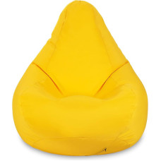 Loft 25 Gaming Bean Bag Outdoor Gaming Chair for Indoor Living Room Outdoor Water Resistant Ergonomic Design for Body Support Durable and Comfortable (Yellow, Bean Bag)
